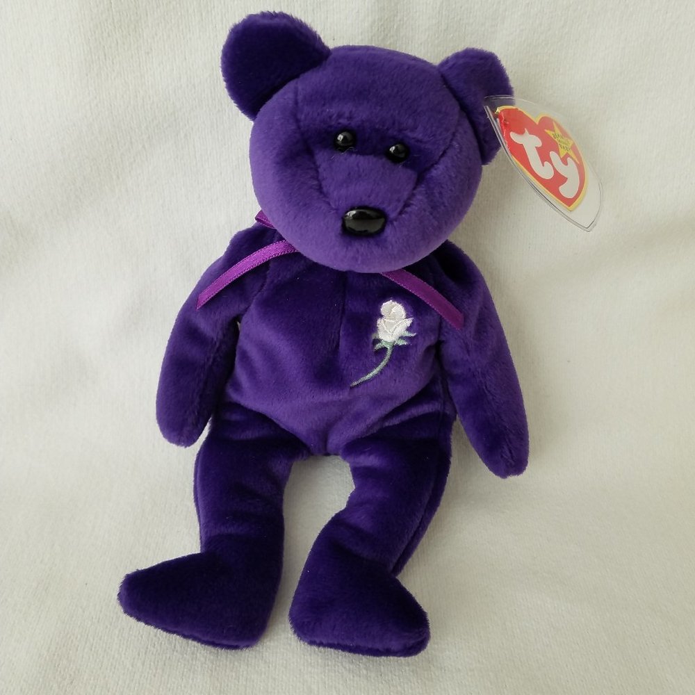 TY Beanie Babies Princess (Diana) Bear #4300 1997, Vintage, Collectible,…